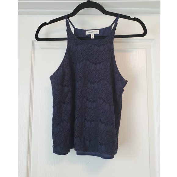 High Neck Lace Tank - Picture 1 of 3